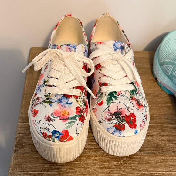 Jessica Simpson Shoes - Floral Canvas Sneakers